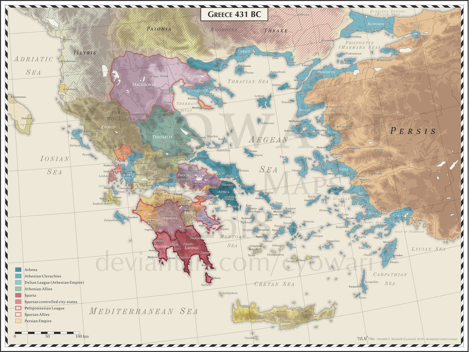 Epidamnus Map Affair of Epidamnus and the Battle of Leucimme (435 BC): Origins of the ...